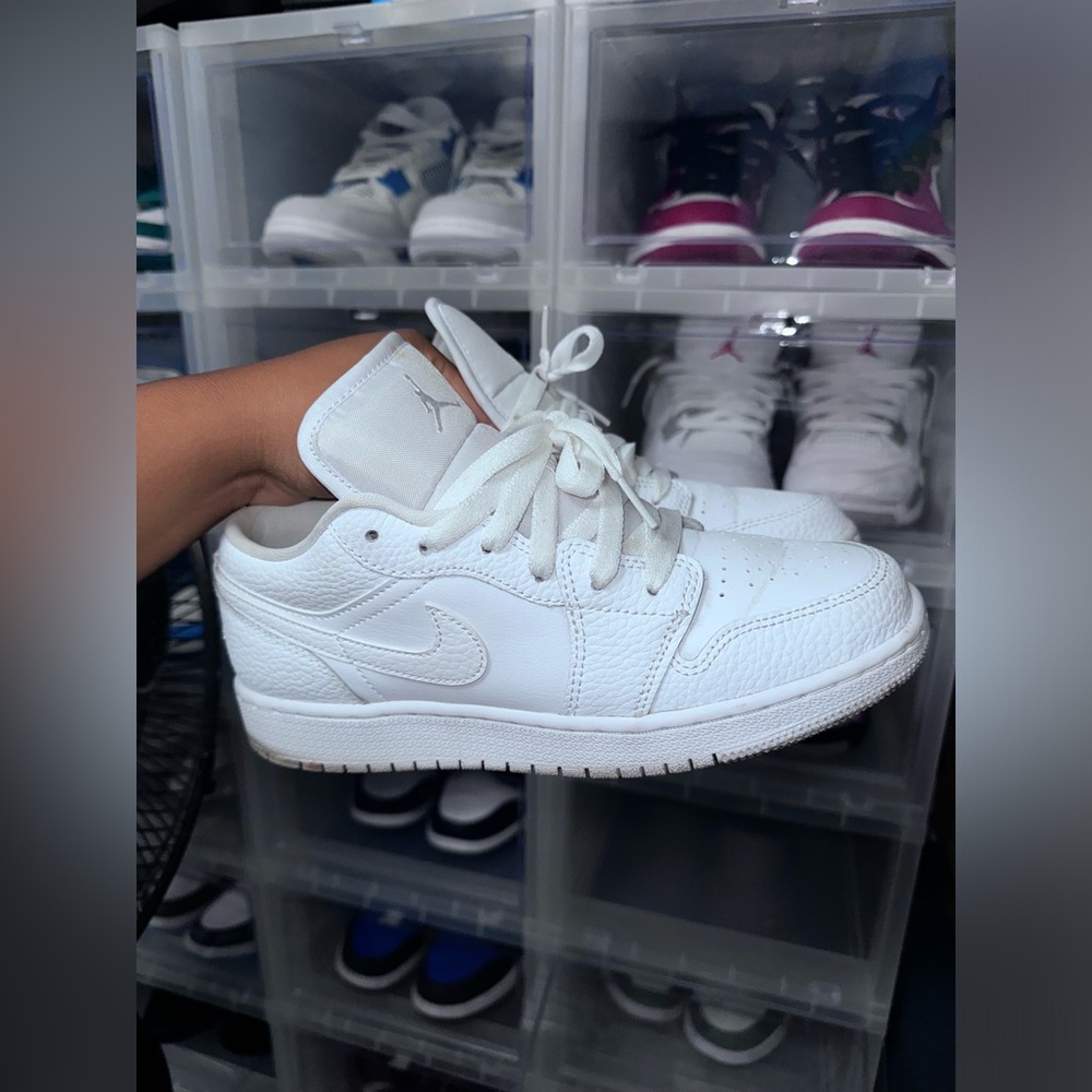 White Air Jordan Size 5.5y
